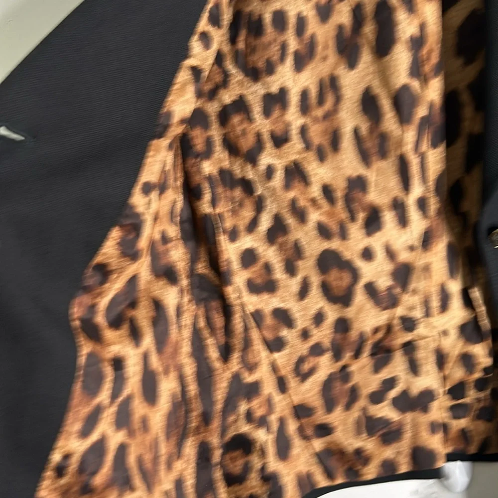 DOLCE &GABBANA  blazer skirt suit size 40-xS black gold button luxury classic - Picture 8 of 16